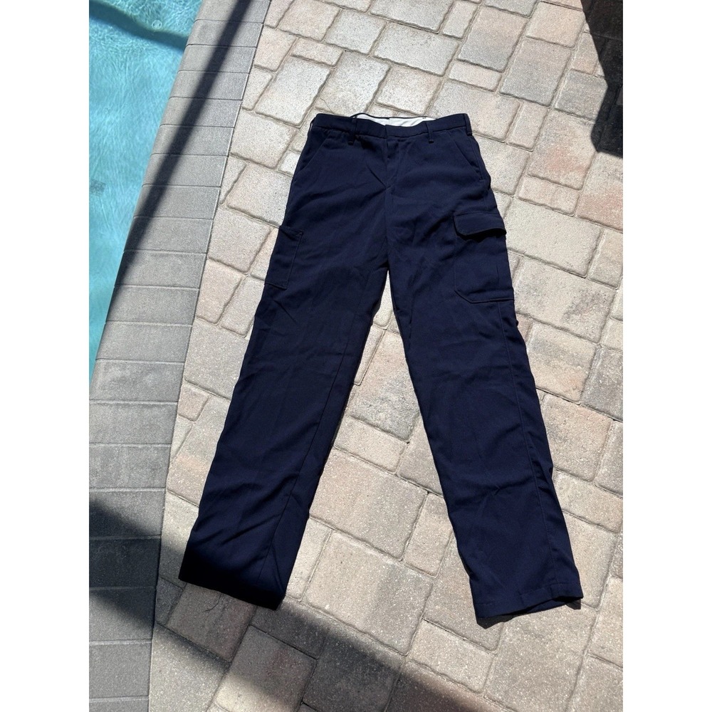 Bulwark FR Cargo Pants Men's 32x37 Navy CAT 2 NFPA 2112 ATPV 11 PMU2NV - Picture 2 of 10